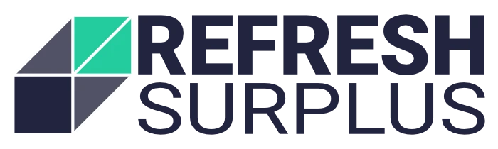 Refresh Surplus Logo - The home of buying and selling surplus FMCG, Food and Drinks, as well as other stock.