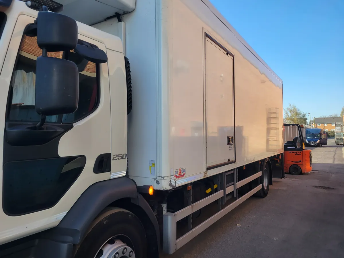 Image of a truck delivering surplus stock to one of our customers in England.